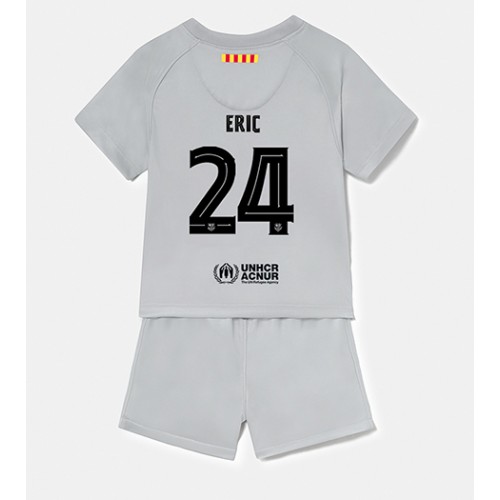 Dres Barcelona Eric Garcia #24 Rezervni za djecu 2022-23 Kratak Rukav (+ kratke hlače)